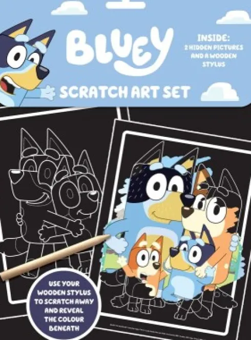 Bluey Scratch Art Set - Alligator