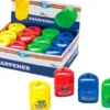 Blyantspidser Med 2 Sp Container Assorterede - Centrum