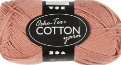 Bomuldsgarn - Nr. 8/4 - Gammel Rosa - L 170 M - 50 G