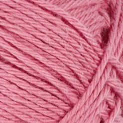 Bomuldsgarn - Nr. 8/4 - Mørk Rosa - L 170 M - 50 G