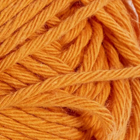 Bomuldsgarn - Nr. 8/8 - Orange - L 80-85 M - 50 G