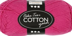 Bomuldsgarn - Nr. 8/4 - Pink - L 170 M - 50 G