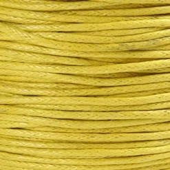 Bomuldssnor - Tykkelse 1 MM - Gul - 40 M