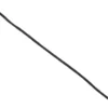 Bomuldssnor - Tykkelse 1 MM - Sort - 100 M