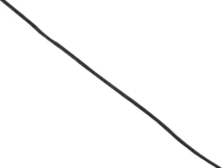Bomuldssnor - Tykkelse 1 MM - Sort - 100 M