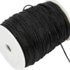Bomuldssnor - Tykkelse 2 MM - Sort - 100 M
