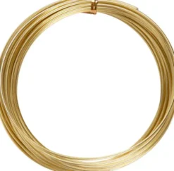 Bonzaitråd - Rund - Tykkelse 2 MM - Guld - 10 M
