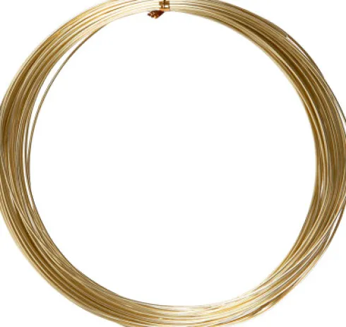 Bonzaitråd - Rund - Tykkelse 1 MM - Guld - 16 M