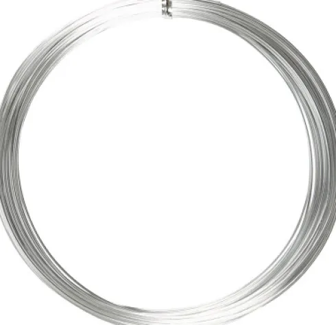 Bonzaitråd - Rund - Tykkelse 1 MM - Sølv - 16 M