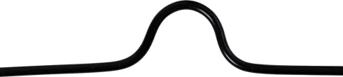 Bonzaitråd - Rund - Tykkelse 2 MM - Sort - 10 M