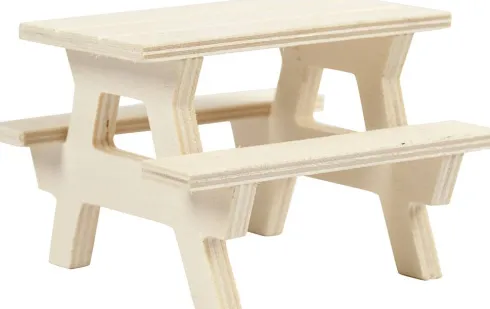 Bord/Bænkesæt - H 5,5 CM - L 8 CM - 1 Stk