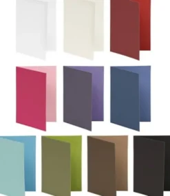 Brevkort - Kort Str. 10,5X15 CM - 250 G - Assorteret - 30 Pakker