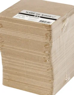 Brik - Str. 10X10 CM - Tykkelse 3 MM - 50 Stk