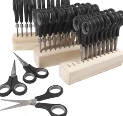 Børnesaks - L 14 CM - Højre- Og Venstrehånd - Sort - 36Stk