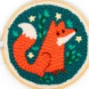 Broderi Kit Med Stansnål - Ræv - Kikkerland