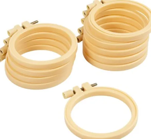 Broderiramme - Rund - Ø 9,5 CM - 10Stk
