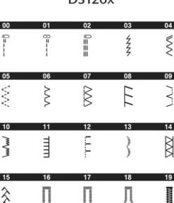 Brother - Ds120X - Elektronisk Symaskine