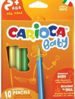 Carioca Baby - Farveblyanter - Trekantet - 10 Farver