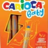 Carioca Baby - 3-I-1 Farvekridt Til Børn - 6 Farver
