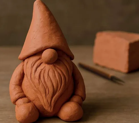 Carioca - Deco - Lufttørrende Ler - Terracotta 1000 G - 30997/21
