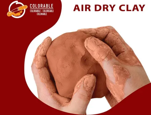 Carioca - Deco - Lufttørrende Ler - Terracotta 1000 G - 30997/21