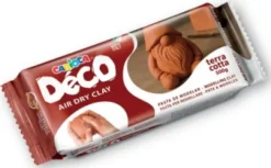 Carioca - Deco - Lufttørrende Ler - Terracotta 500 G - 30996/21