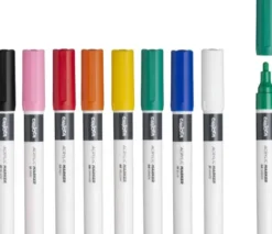 Carioca Plus - Tusser - Acrylic Marker - 8 Farver