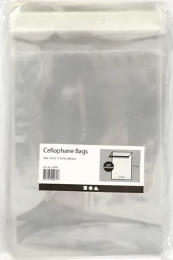 Cellofanposer - H 17,3 CM - B 12,3 CM - Tykkelse 25 My - 200 Stk