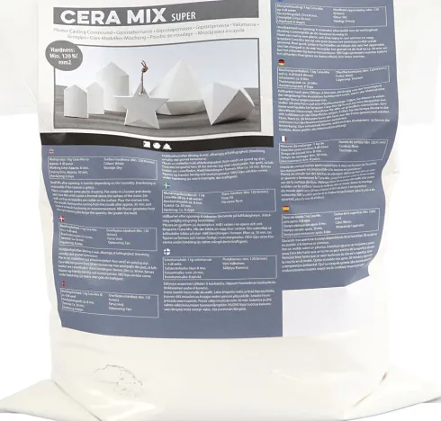 Cera-Mix Super Støbemasse - Hvid - 5 KG