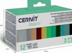 Cernit Gaveæske 12X25G, Natur