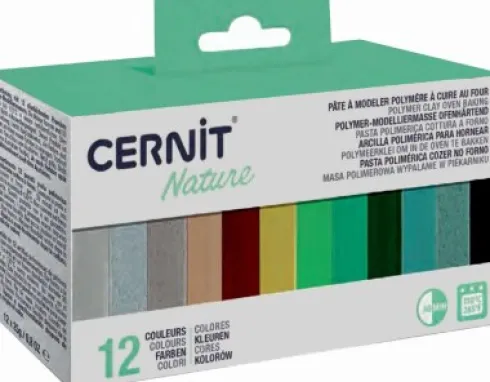 Cernit Gaveæske 12X25G, Natur