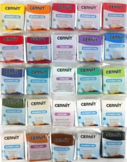 Cernit - Indhold Kan Variere - Assorterede Farver - 25X56 G