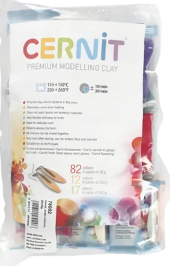 Cernit - Indhold Kan Variere - Assorterede Farver - 25X56 G