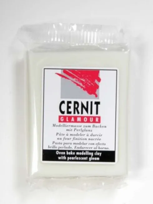Cernit - Ler - Glamous - Gennemsigtig Selvlysende - 024 - 56 G