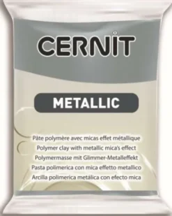 Cernit - Ler - Metallic - Stål - 167 - 56 G