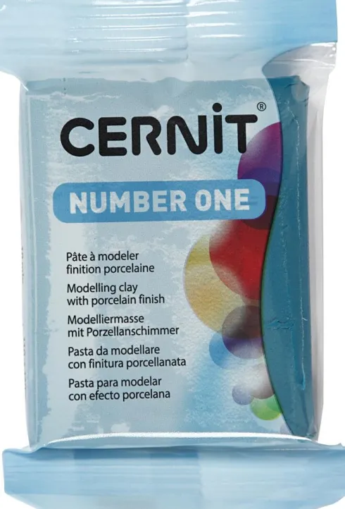Cernit - Ler - Number One - Blå - 230 - 56 G