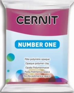 Cernit - Ler - Number One - Bordeaux Rød - 411 - 56 G