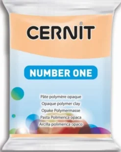 Cernit - Ler - Number One - Fersken - 423 - 56 G