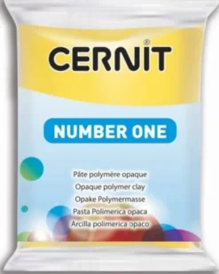 Cernit - Ler - Number One - Gul - 700 - 56 G