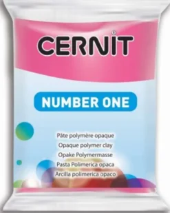 Cernit - Ler - Number One - Hindbær - 481 - 56 G