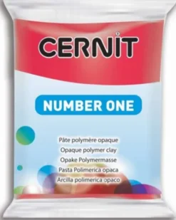 Cernit - Ler - Number One - Jule Rød - 463 - 56 G