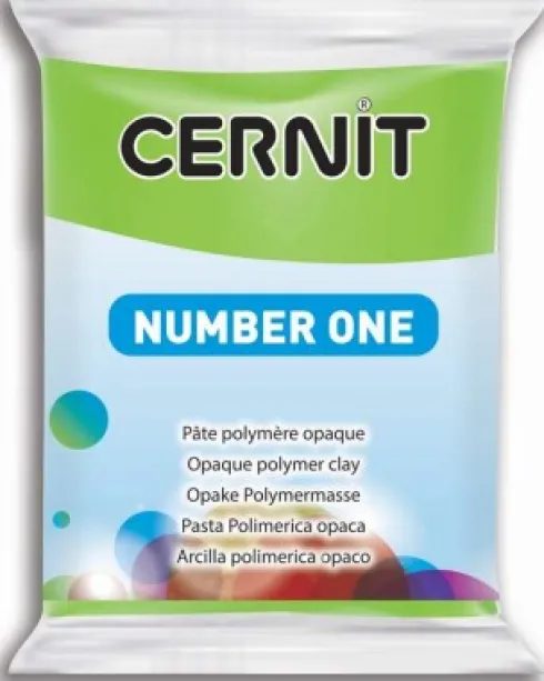 Cernit - Ler - Number One - Lysegrøn - 611 - 56 G