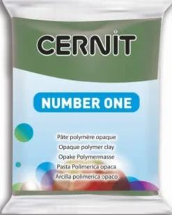 Cernit - Ler - Number One - Olivengrøn - 645 - 56 G