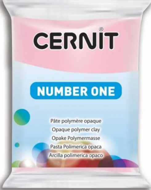 Cernit - Ler - Number One - Pink - 475 - 56 G