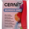 Cernit - Ler - Number One - Rød - 400 - 56 G