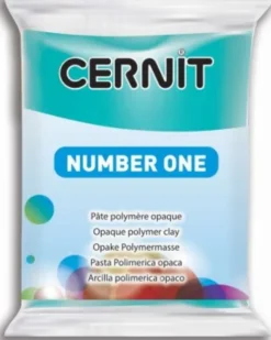 Cernit - Ler - Number One - Turkis Blå - 280 - 56 G
