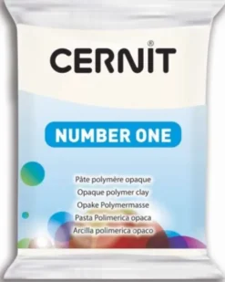 Cernit - Ler - Number One - Uigennemsigtig Hvid - 027 - 56 G