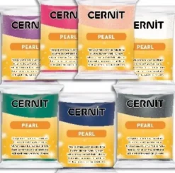 Cernit - Ler - Pearl - Perlemor Blå - 200 - 56 G