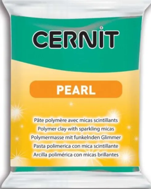 Cernit - Ler - Pearl - Perlemor Grøn - 600 - 56 G