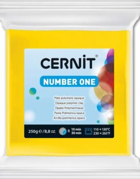 Cernit - Modellervoks - Number One - Gul 250 G